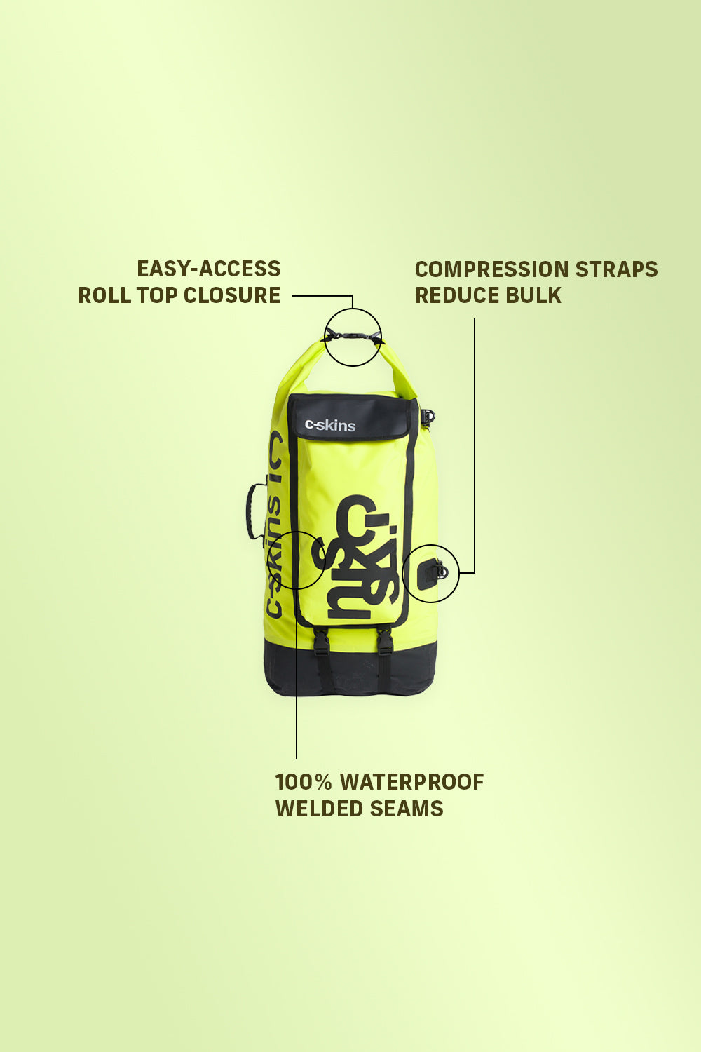 STORM CHASER DRYBAG 60 Litre – C-Skins